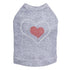 Red Heart Inside Heart Dog Rhinestone Tank
