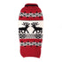 Red Reindeer Wool Dog Sweater