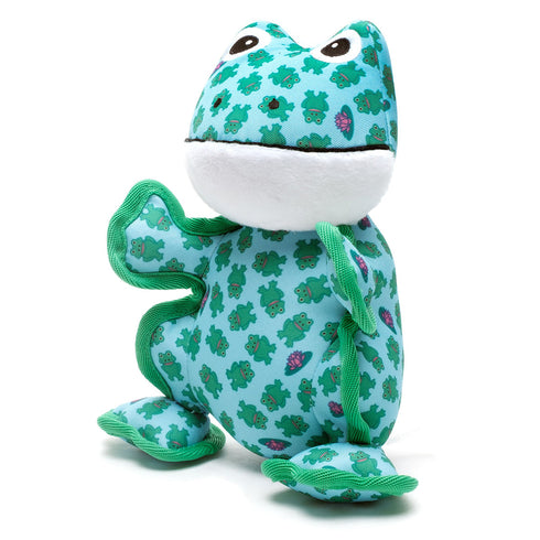 Ribbit The Frog Tough Animal Dog Toy