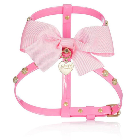 Roses Dog Harness Pink