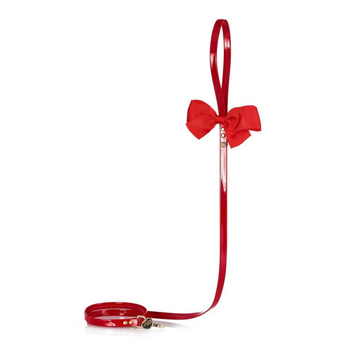Roses Dog Leash Red