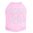 Route 66 Rhinestone Dog Tank