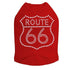 Route 66 Rhinestone Dog Tank