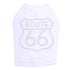 Route 66 Rhinestone Dog Tank