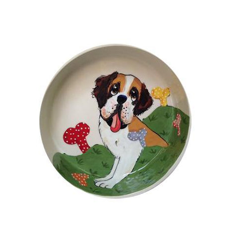 Saint Bernard 1 Dog Bowl