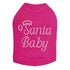 Santa Baby Rhinestone Dog Tank