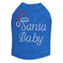 Santa Baby Rhinestone Dog Tank