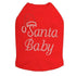 Santa Baby Rhinestone Dog Tank