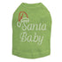 Santa Baby Rhinestone Dog Tank