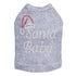 Santa Baby Rhinestone Dog Tank