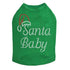 Santa Baby Rhinestone Dog Tank