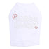 Santa Rocks Rhinestone Dog Tank