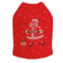 Santa With Snowflakes Rhinestone Dog Tank