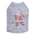 Santa With Snowflakes Rhinestone Dog Tank