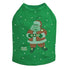 Santa With Snowflakes Rhinestone Dog Tank