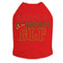 Santa's Newest Elf Rhinestone Dog Tank