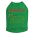Santa's Newest Elf Rhinestone Dog Tank