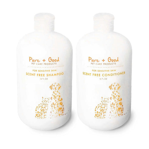 Scent Free Dog Shampoo/Conditioner Set