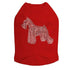 Schnauzer Rhinestone Dog Tank
