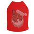 Sheltie Santa Rhinestone Dog Tank