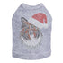 Sheltie Santa Rhinestone Dog Tank