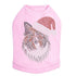 Sheltie Santa Rhinestone Dog Tank