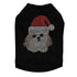 Shih Tzu Santa Rhinestone Dog Tank