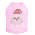 Shih Tzu Santa Rhinestone Dog Tank