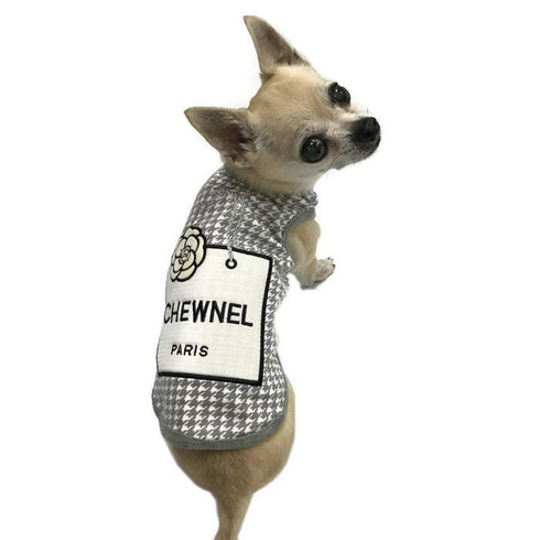 Shop Chewnel Dog Tank Grey