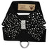 Silver Stardust Nouveau Bow Tinkie Dog Harness Black