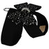 Silver Stardust Nouveau Bow Tinkie Dog Harness Black