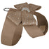 Silver Stardust Nouveau Bow Tinkie Dog Harness Fawn