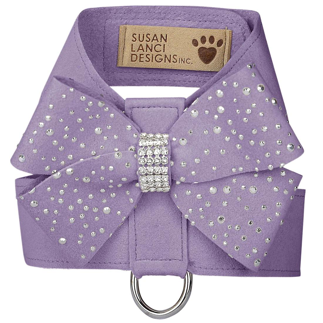 Black & White Houndstooth Silver Stardust Nouveu Bow Step in Harness