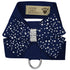 Silver Stardust Nouveau Bow Tinkie Dog Harness Indigo