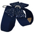 Silver Stardust Nouveau Bow Tinkie Dog Harness Indigo