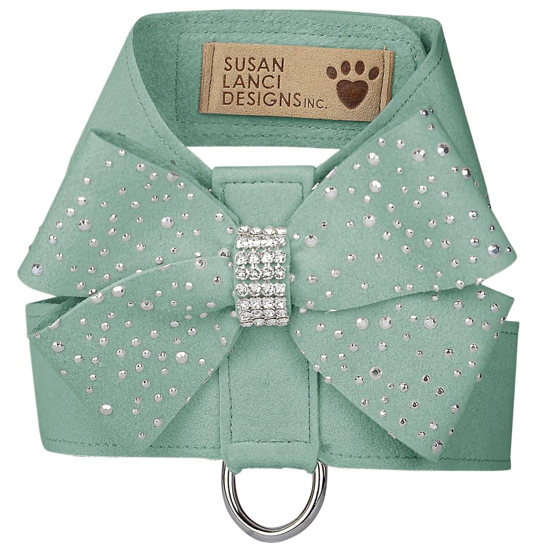 Chocolate Glen Houndtooth Nouveau Bow Tinkie Harness