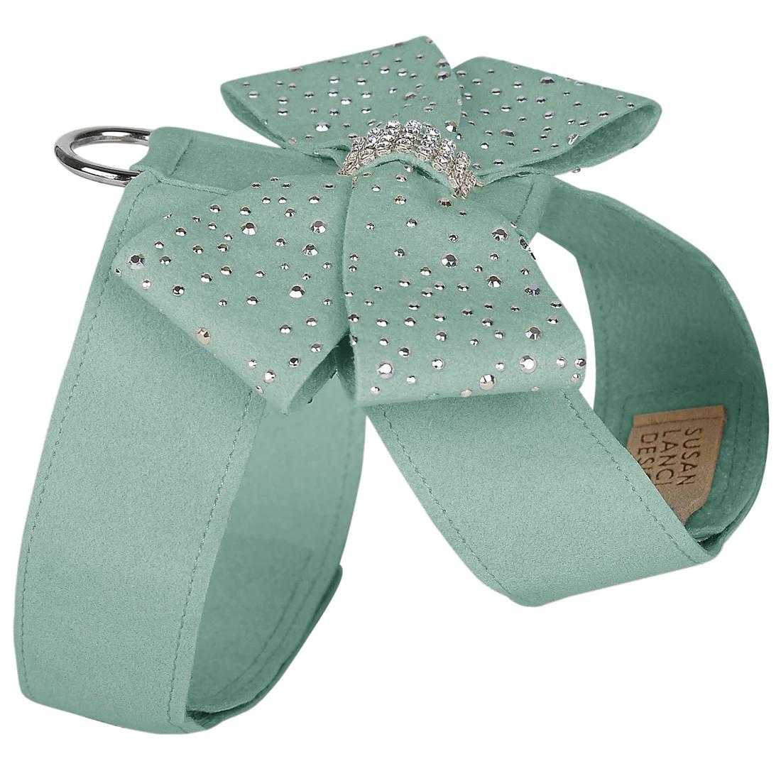 Chocolate Glen Houndtooth Nouveau Bow Tinkie Harness main image 1