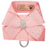 Silver Stardust Nouveau Bow Tinkie Dog Harness Puppy Pink