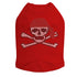 Skull Red Bandana Rhinestone Dog Tank