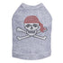 Skull Red Bandana Rhinestone Dog Tank