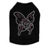 Skullerfly Rhinestone Dog Tank