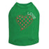 Small Love Polka Dot Heart Rhinestone Dog Tank