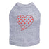 Small Love Polka Dot Heart Rhinestone Dog Tank