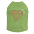 Small Love Polka Dot Heart Rhinestone Dog Tank