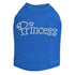 Small Princess Rhinestone Dog Tank