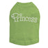 Small Princess Rhinestone Dog Tank
