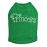 Small Princess Rhinestone Dog Tank