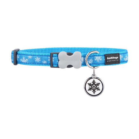 Snowflake Dog Collar/Tag Set
