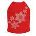 Snowflakes Rhinestone Dog Tank