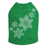 Snowflakes Rhinestone Dog Tank